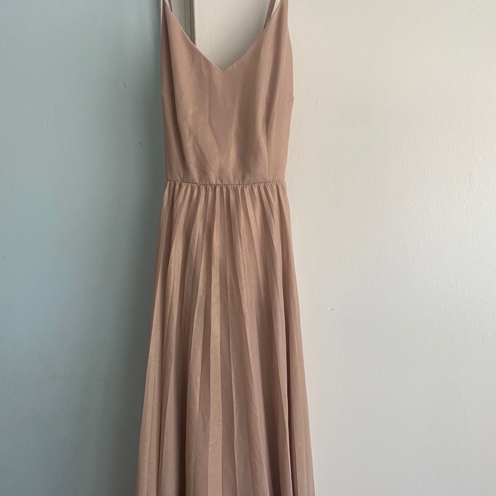 Tan colored dress